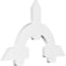 Ekena Millwork Ericson Architectural Grade PVC Gable Bracket, 48"W x 30"H x 2"D x 6"F, 15/12 Pitch GBP048X30X0206ERI00 - alternate 1